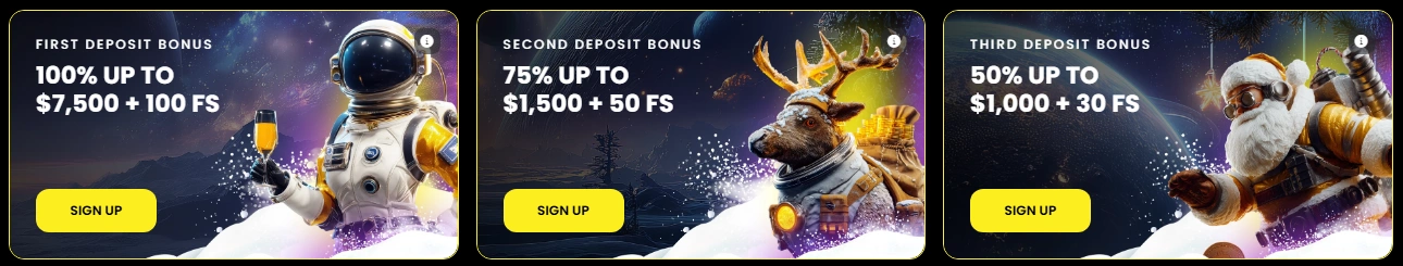 MoonWin Casino deposit bonus structure and offers